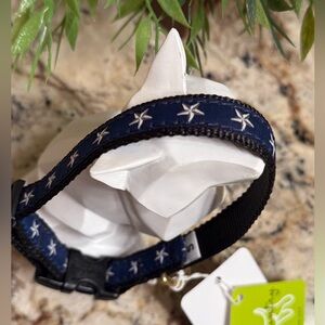 Small star nylon small dog collar